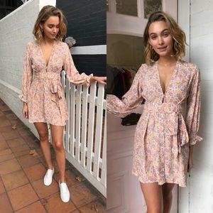 NWT Faithfull Floral Mini Dress Size 10 XL